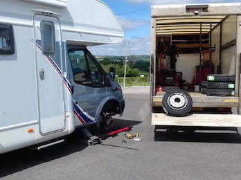Mobile Motorhome Tyre Service